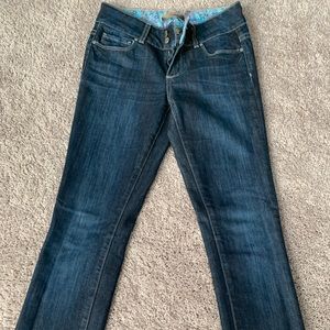 Paige dark blue jeans